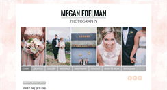 Desktop Screenshot of meganedelmanphotography.com